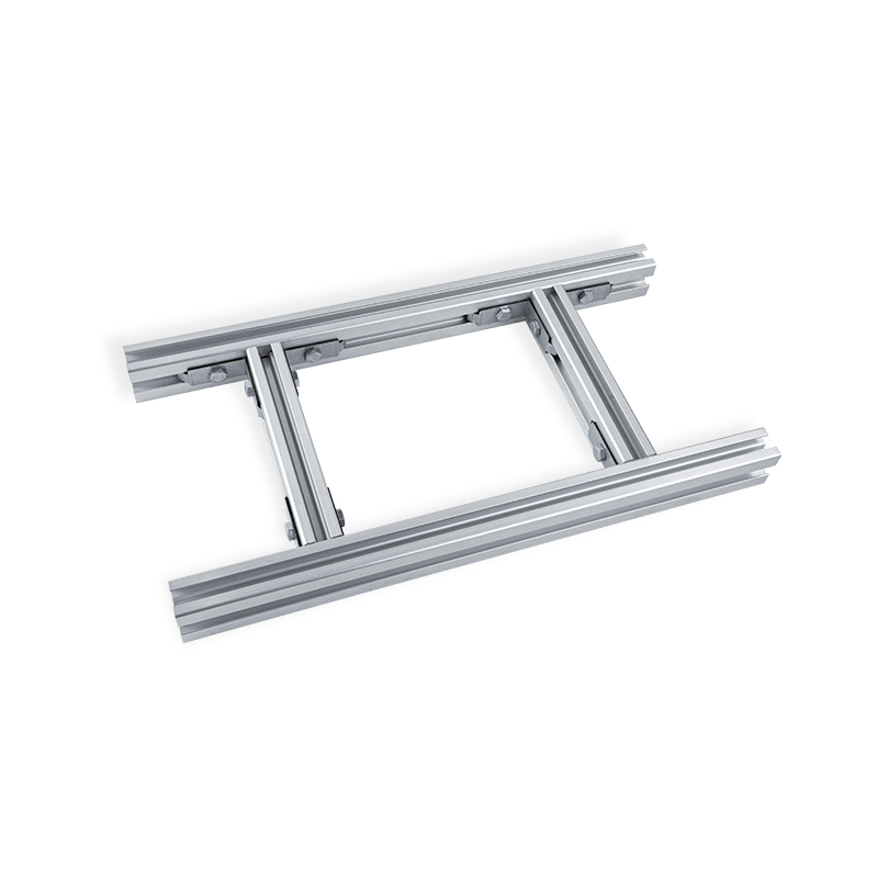 Kabelstege av aluminium med öppet system för kabelhantering
